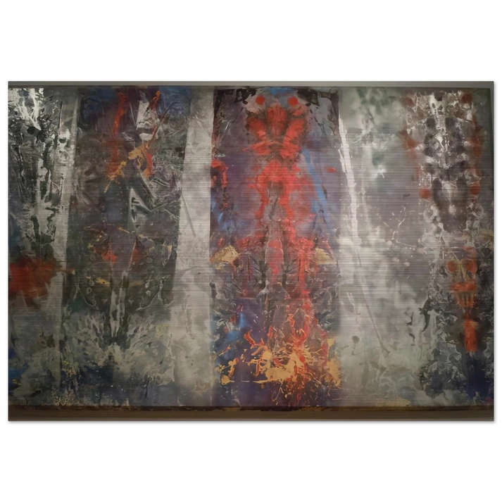 Restore - Sam Gilliam Brushed Aluminum Print - 70x100 cm / 28x40 inches | Sam Gilliam Aluminum Print | Sam Gilliam Prints
