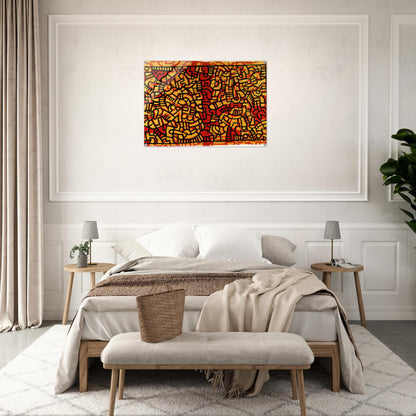 UNTITLED 1979 - Keith Haring Acrylic Print - 70x100 cm / 28x40″ inches | Keith Haring Wall Art | Keith Haring Prints