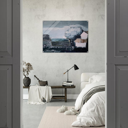 Paysage méditerranéen - 1953 - Nicolas de Stael Acrylic Print - 70x100 cm / 28x40″ inches | Nicolas de Stael Wall Art | Nicolas de Stael Prints