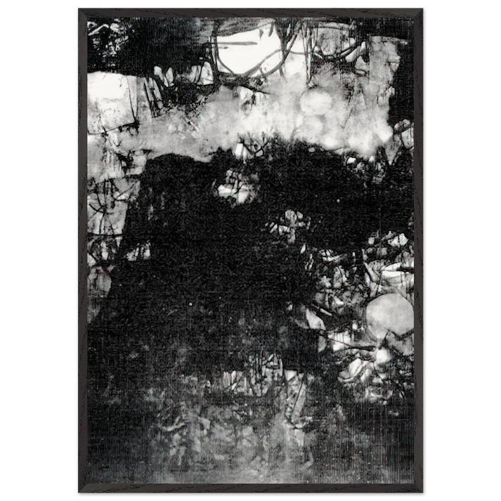 Untitled - 1951 N1 - Edward Corbett 70x100 cm / 28x40 inches Framed Art Print – Black Wooden Frame