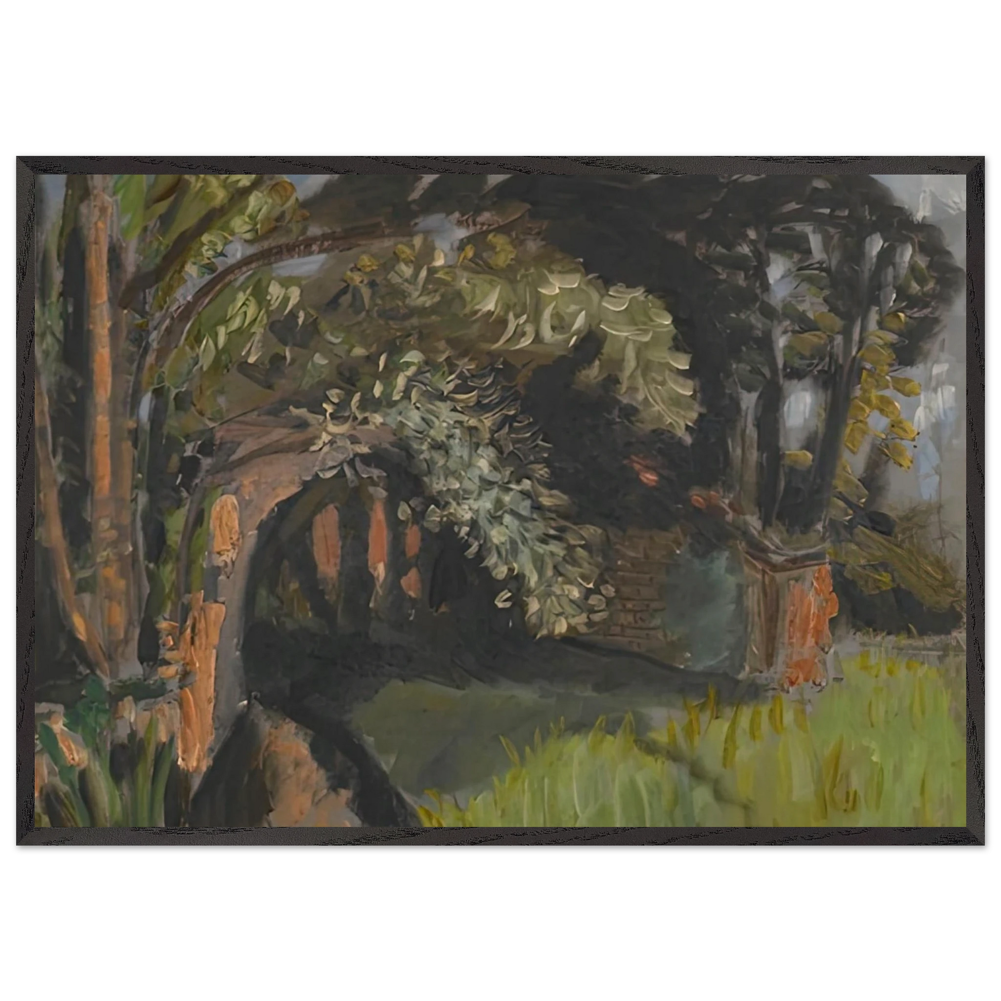 PAYSAGE A MAINTENON 1918 - Henri Matisse Framed Art Print – Black Wooden Frame - Default Title - -Framed Art Print