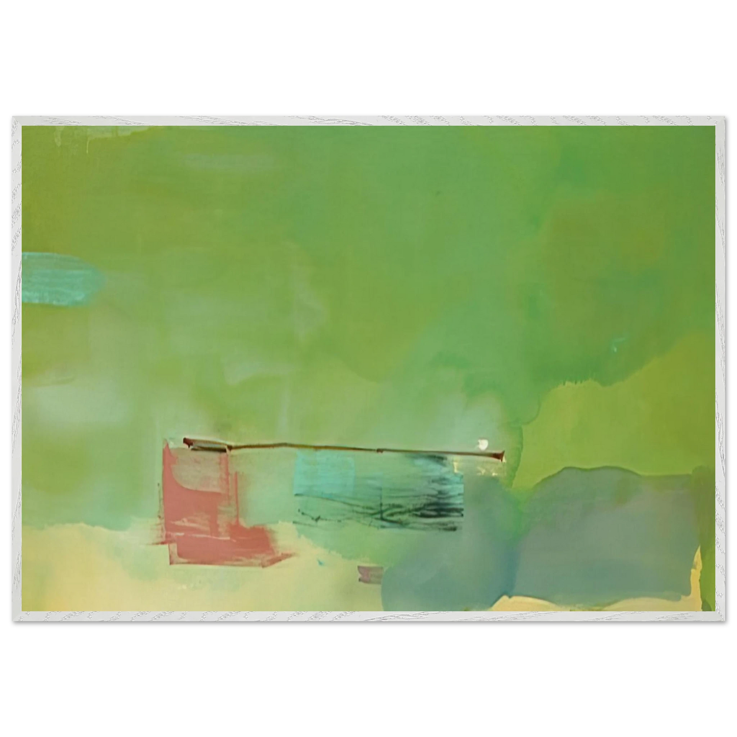 Helen Frankenthaler - Springscape - 1975 Wall art - A1 (59.4 x 84.1  cm) - Fine Art Poster - -