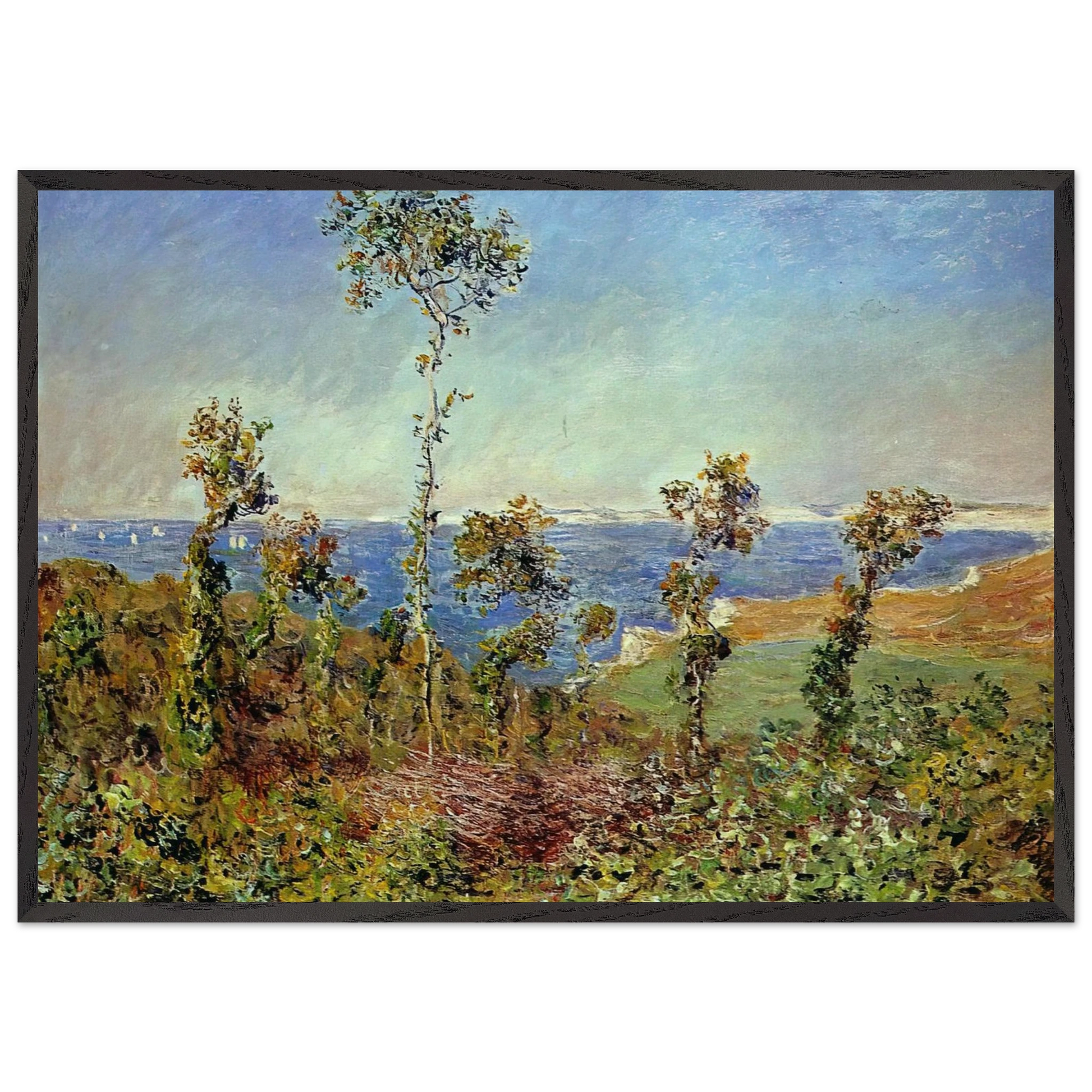 The Fonds at Varengeville - claude monet Framed Art Print – Black Wooden Frame - Default Title - -Framed Art Print
