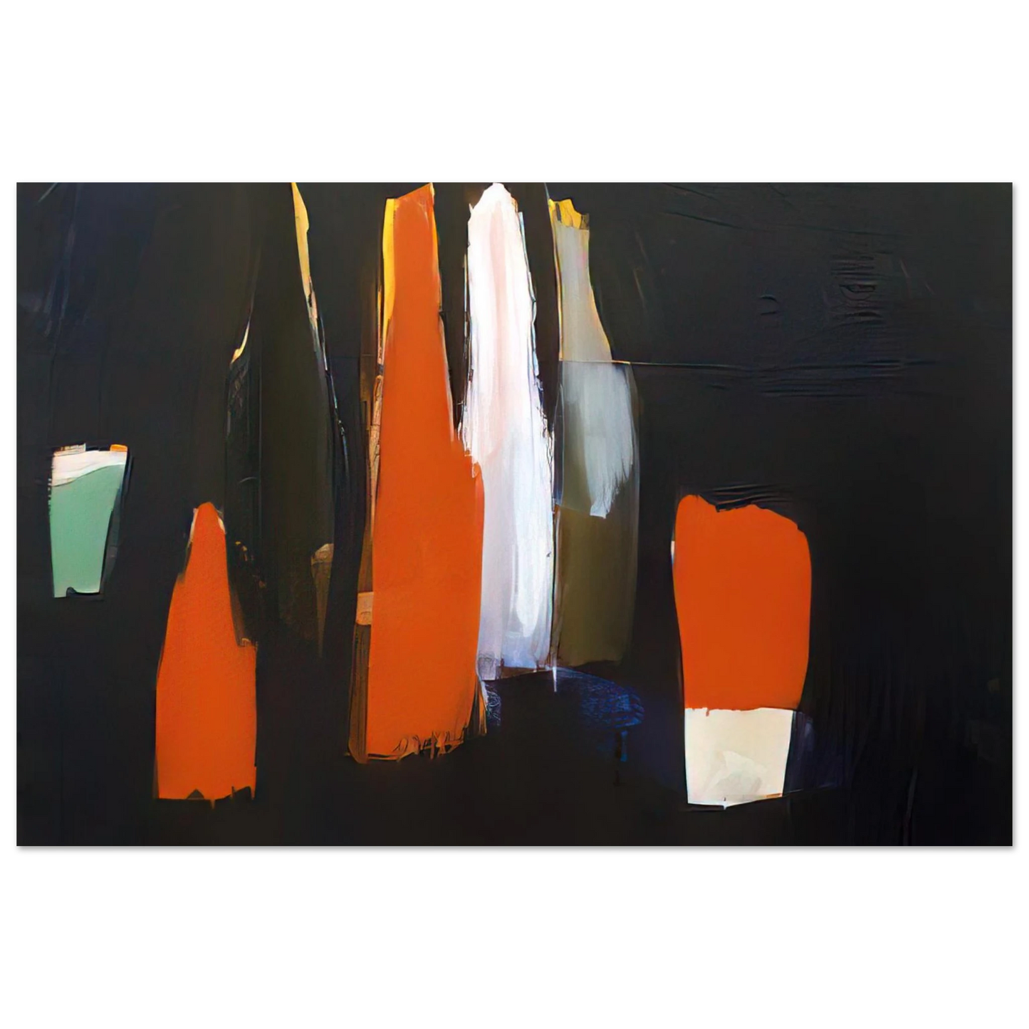 Nicolas de Stael - Bouteilles - Art Informel Fine Art Poster - 75x100 cm / 30x40 inches