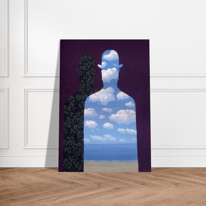 HIGH SOCIETY 1962 - Rene Magritte Brushed Aluminum Print - 70x100 cm / 28x40 inches | Rene Magritte Aluminum Print | Rene Magritte Prints