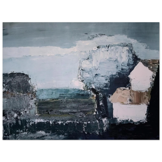 Nicolas de Stael - Paysage méditerranéen - 1953 Fine Art Poster - 13x18 cm / 5x7 inches