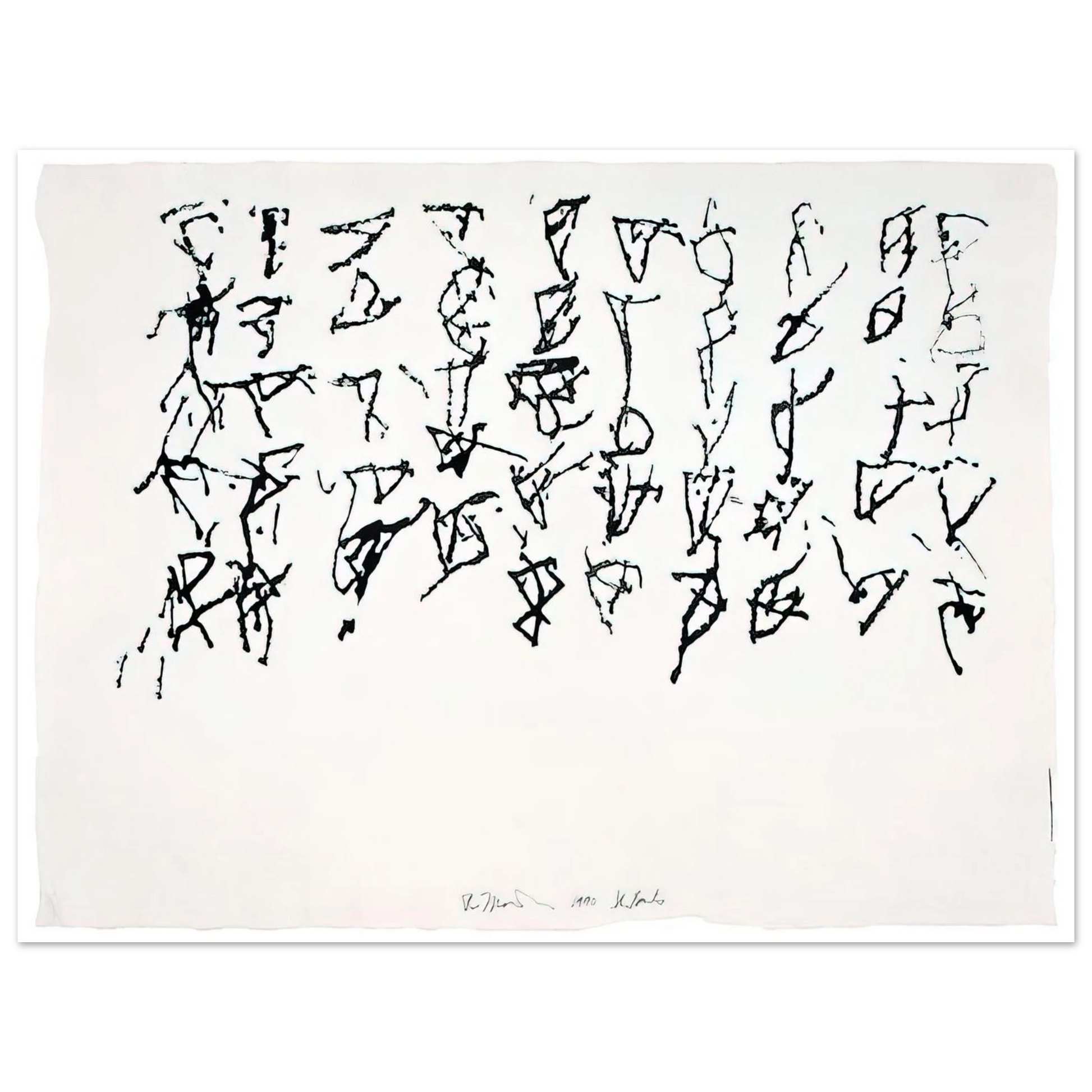 Brice Marden - St. Barts 1 - 1991 Fine Art Poster - Default Title