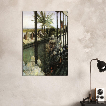 Afternoon in Nantucket - Childe Hassam Brushed Aluminum Print - 70x100 cm / 28x40 inches | Childe Hassam Aluminum Print | Childe Hassam Prints