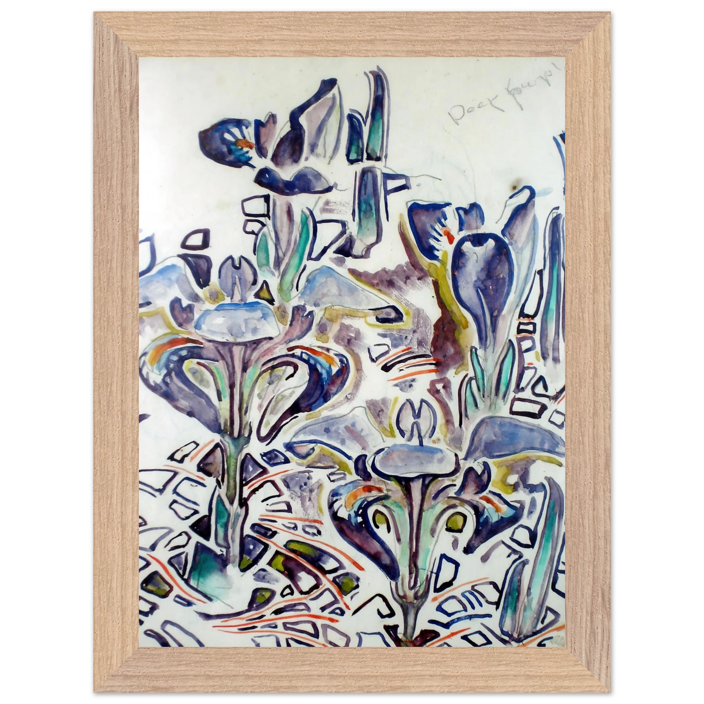 Walter Inglis Anderson - Walter Anderson Wall art - A2 (42 x 59.4  cm) - Premium Wooden Framed Poster With Fine Art Paper - Black frame