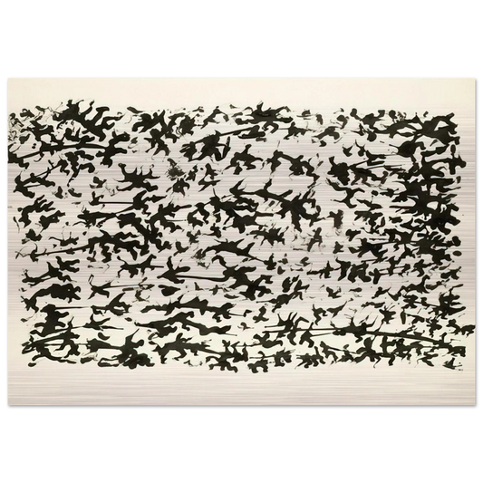 UNTITLED 7 - Henri Michaux Brushed Aluminum Print - 70x100 cm / 28x40 inches | Henri Michaux Aluminum Print | Henri Michaux Prints
