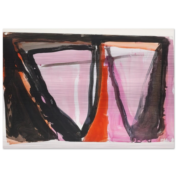 Composition - 1980 - Bram van Velde Brushed Aluminum Print - 70x100 cm / 28x40 inches | Bram van Velde Aluminum Print | Bram van Velde Prints