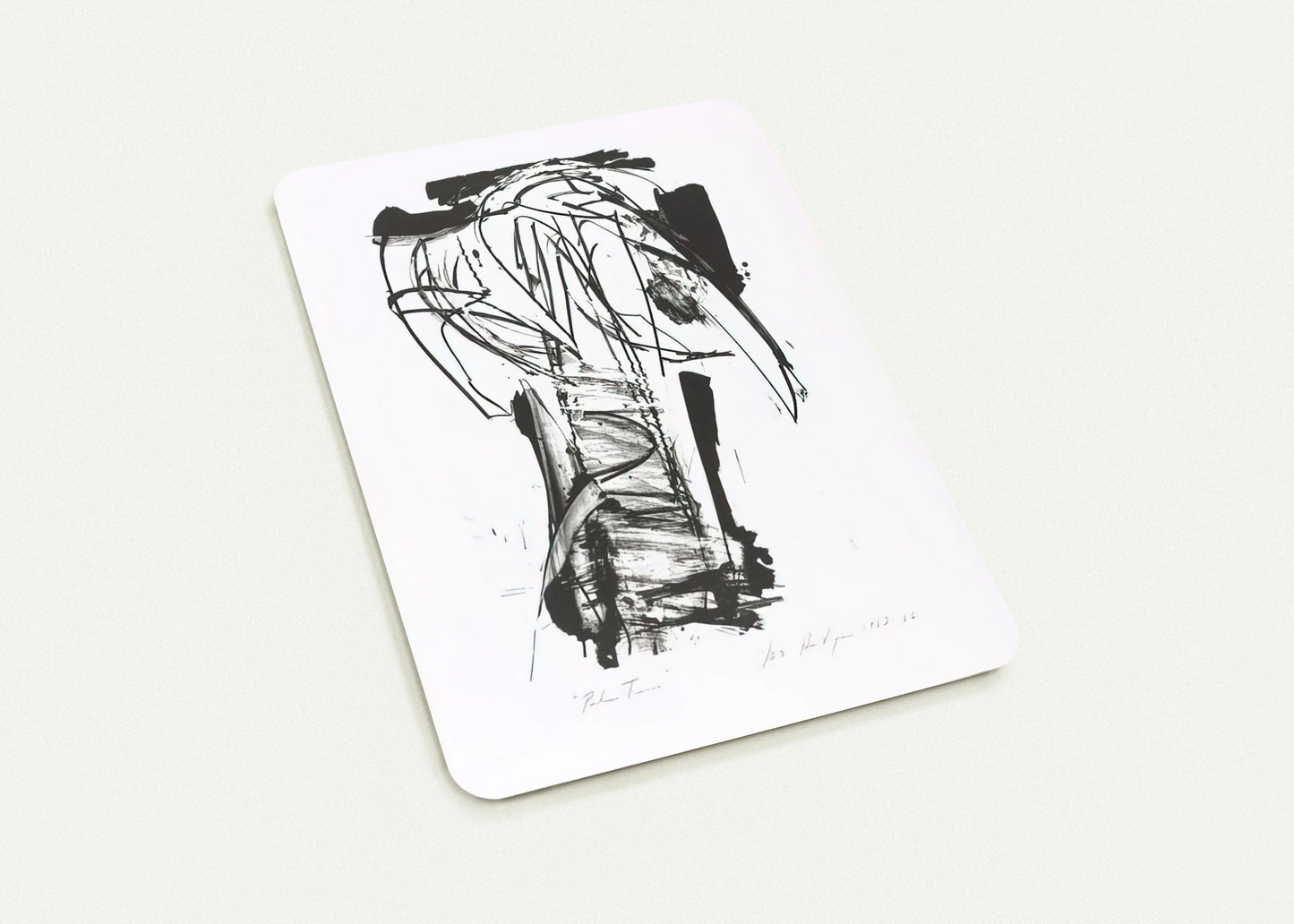 PALM TREES FROM THE SERIES THE ARCHAICS 1966 By Grace Hartigan Pack of 10 Post Cards | Grace Hartigan Post Cards | A6 (10.5 x 14.8 cm) - 4.1 x 5.8 inches