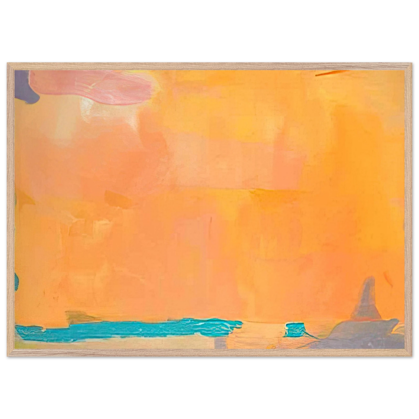 Helen Frankenthaler - Royal Fireworks - 1975 Wall art - 21x29.7 cm / 8x12" - Fine Art Poster - -