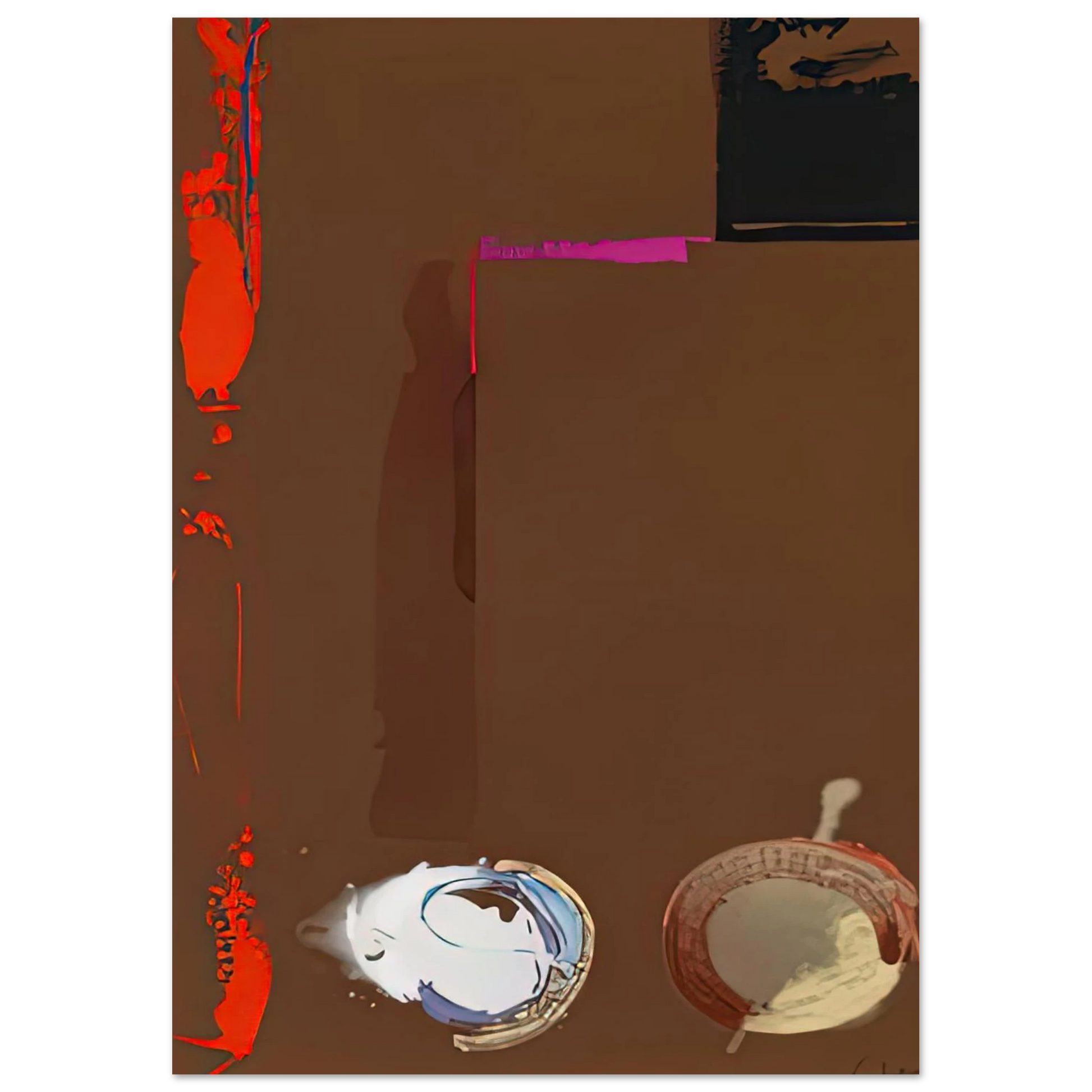 Helen Frankenthaler - Syzygy, 1987- Wall Art - 28x40 inches / 70x70 cm - Canvas (Imperial) - -