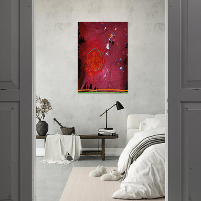 One Life - 5.11.07 - 2007 - John Hoyland Brushed Aluminum Print - 70x100 cm / 28x40 inches | John Hoyland Aluminum Print | John Hoyland Prints