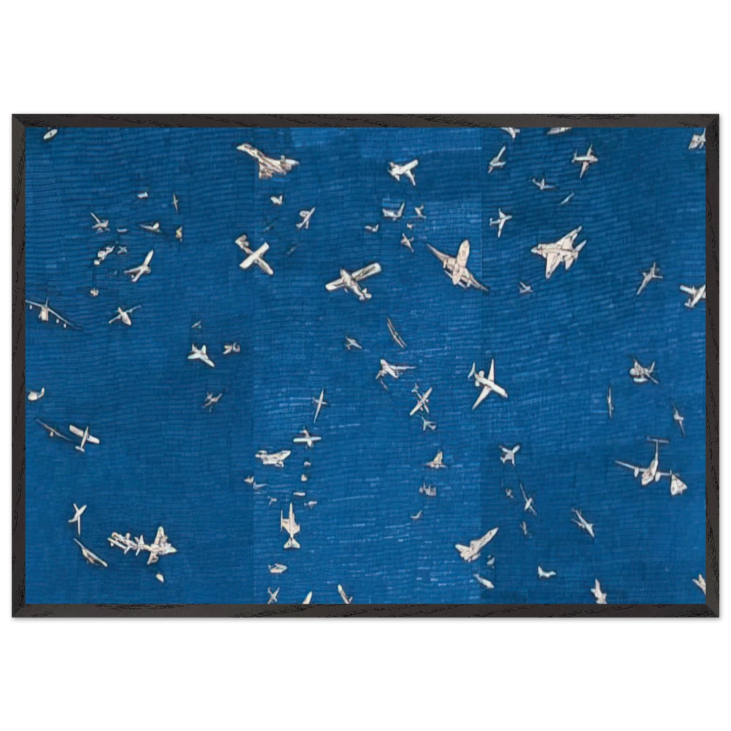 AEREI - Alighiero Boetti Framed Art Print – Black Wooden Frame - Default Title - -Framed Art Print