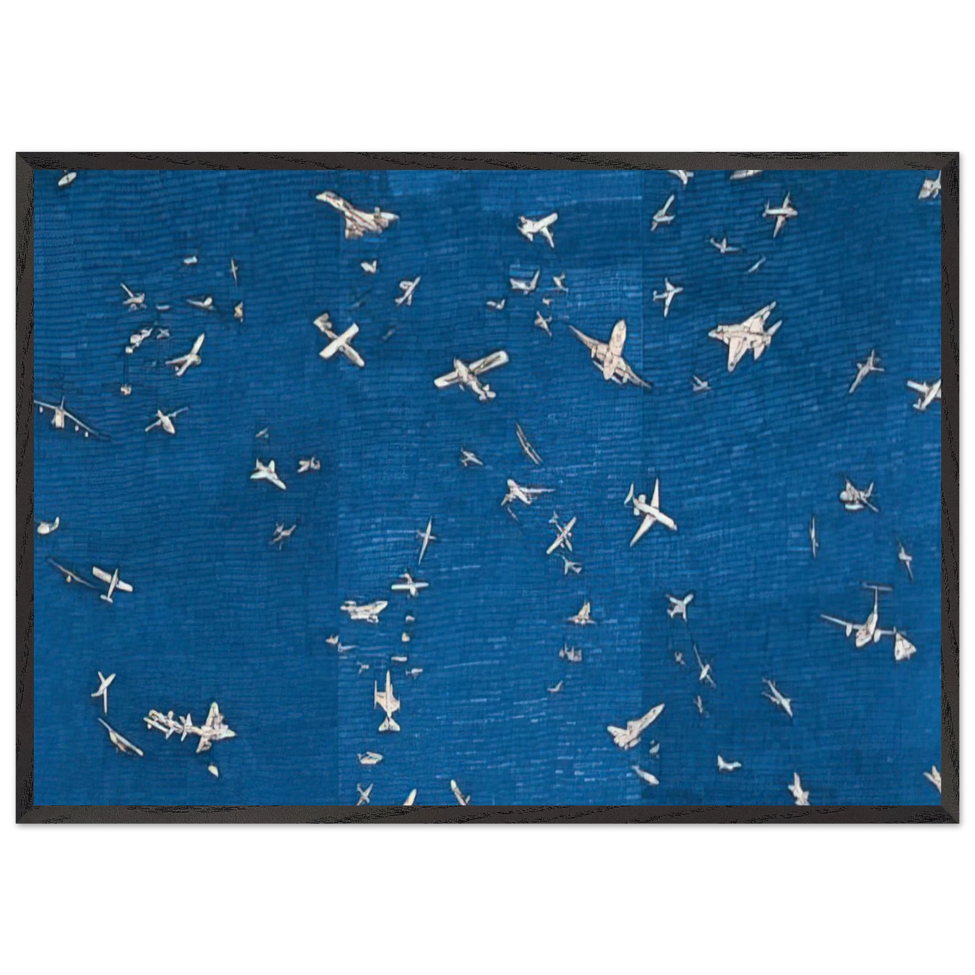 AEREI - Alighiero Boetti Framed Art Print – Black Wooden Frame - Default Title - -Framed Art Print