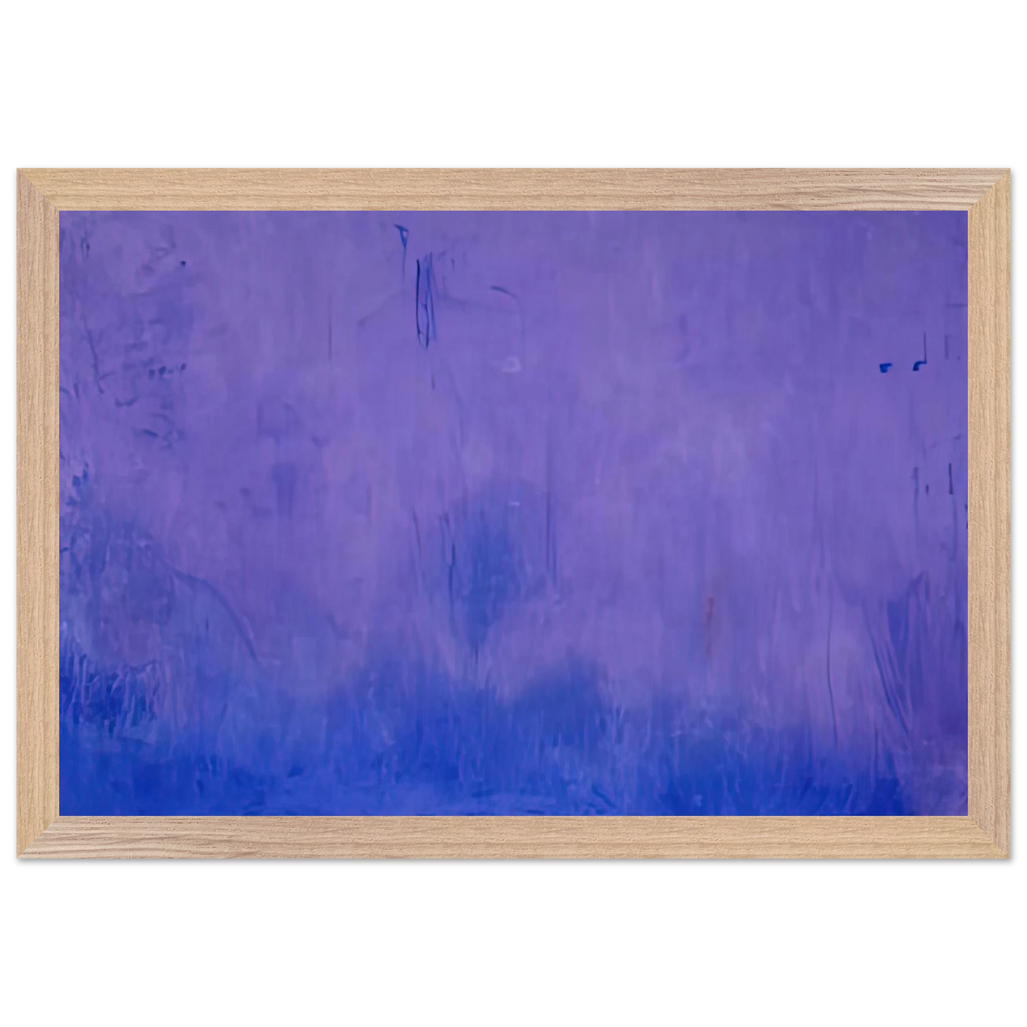 Helen Frankenthaler - Warming Trend, 2002- Wall Art - 60x80 cm / 24x32 inches - Premium Wooden Framed Poster With Fine Art Paper - Wood frame