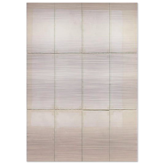 Classico 5 - Robert Ryman Brushed Aluminum Print - 70x100 cm / 28x40 inches | Robert Ryman Aluminum Print | Robert Ryman Prints