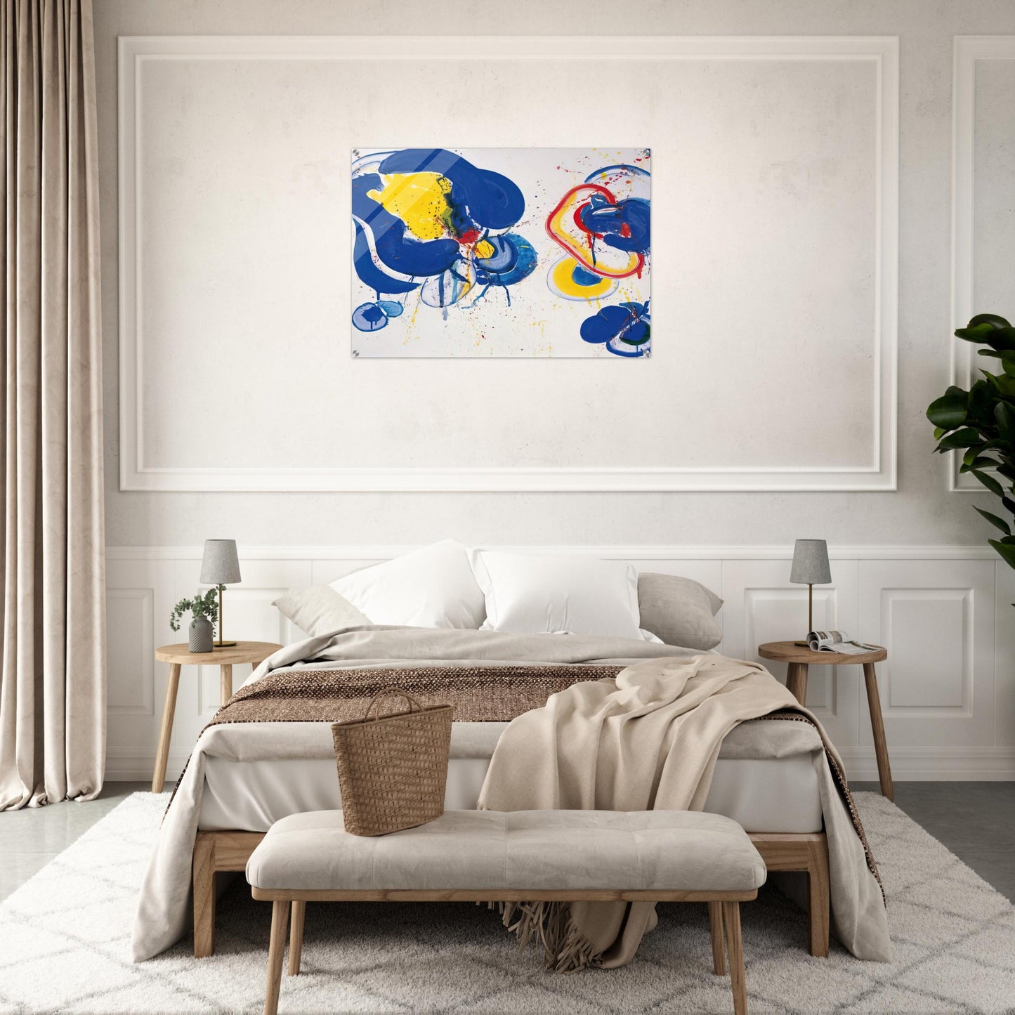 Dream It Is - Sam Francis Acrylic Print - 70x100 cm / 28x40″ inches | Sam Francis Wall Art | Sam Francis Prints