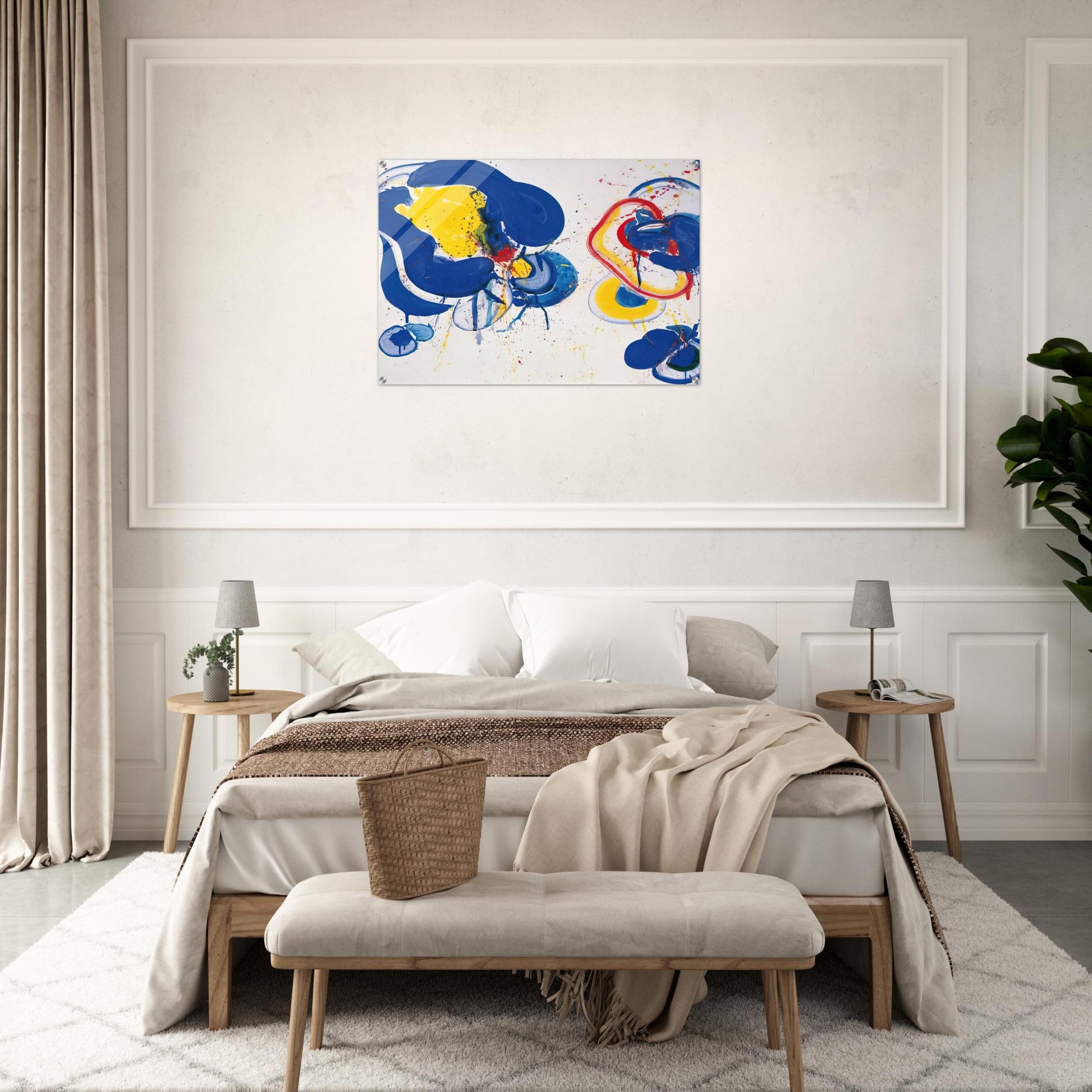 Dream It Is - Sam Francis Acrylic Print - 70x100 cm / 28x40″ inches | Sam Francis Wall Art | Sam Francis Prints