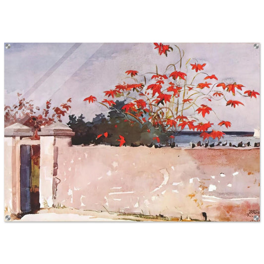 A WALL NASSAU - Winslow Homer Acrylic Print - 70x100 cm / 28x40″ inches | Winslow Homer Wall Art | Winslow Homer Prints