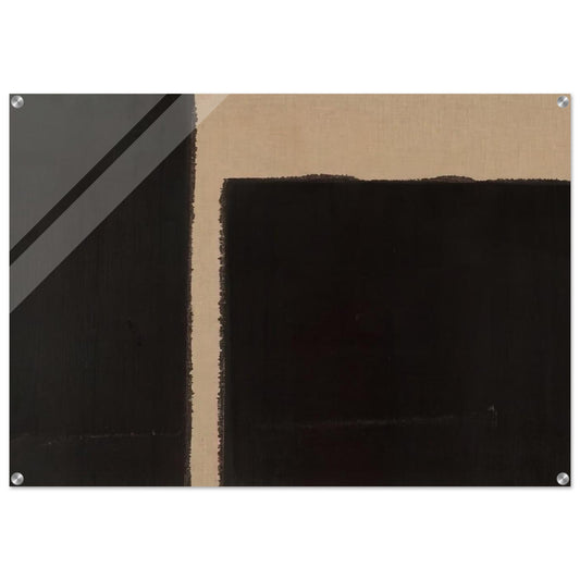 Burnt Umber  Ultramarine Blue - 1998 - Yun Hyong-keun Acrylic Print - 70x100 cm / 28x40″ inches