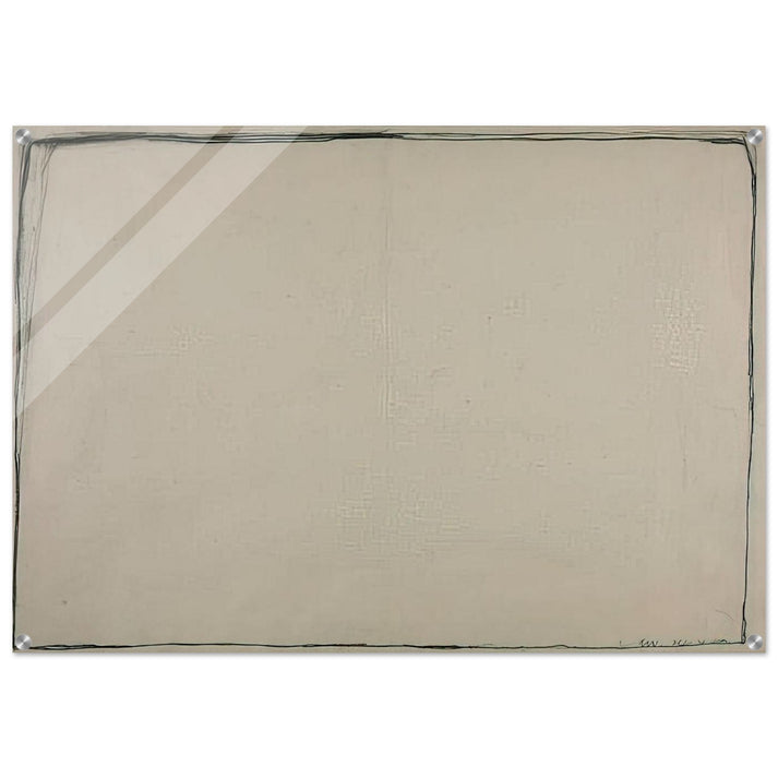 Drawing 24.4.60 - 1960 - Bob Law Acrylic Print - 70x100 cm / 28x40″ inches