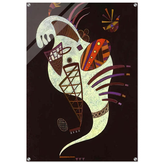 WHITE FIGURE 1943 - Wassily Kandinsky Acrylic Print - 70x100 cm / 28x40″ inches