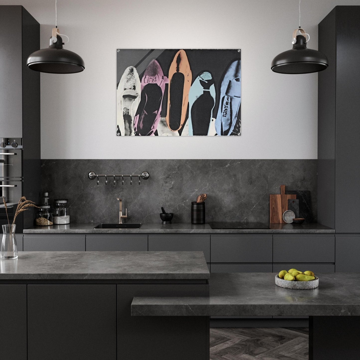 Diamond Dust Shoes - Andy Warhol Acrylic Print - 70x100 cm / 28x40″ inches | Andy Warhol Wall Art | Andy Warhol Prints