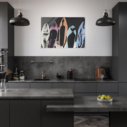 Diamond Dust Shoes - Andy Warhol Acrylic Print - 70x100 cm / 28x40″ inches | Andy Warhol Wall Art | Andy Warhol Prints