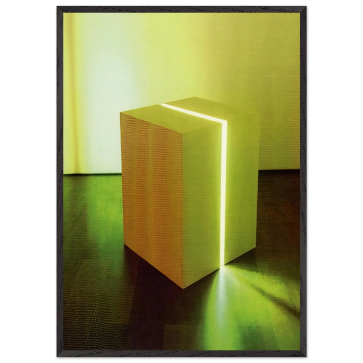 Verde - 1999 - Lygia Pape 70x100 cm / 28x40 inches Framed Art Print – Black Wooden Frame