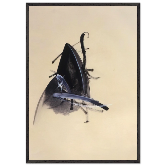 Jay DeFeoBIGUntitled Jewelry Series - Jay DeFeo Framed Art Print – Black Wooden Frame - Default Title - -Framed Art Print