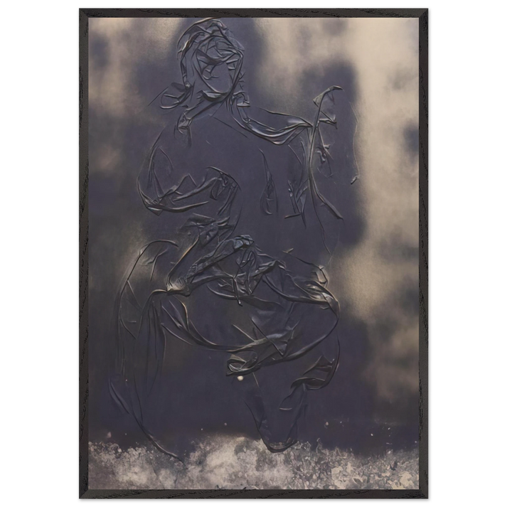 ARAB - Salvador Dali 70x100 cm / 28x40 inches Framed Art Print – Black Wooden Frame