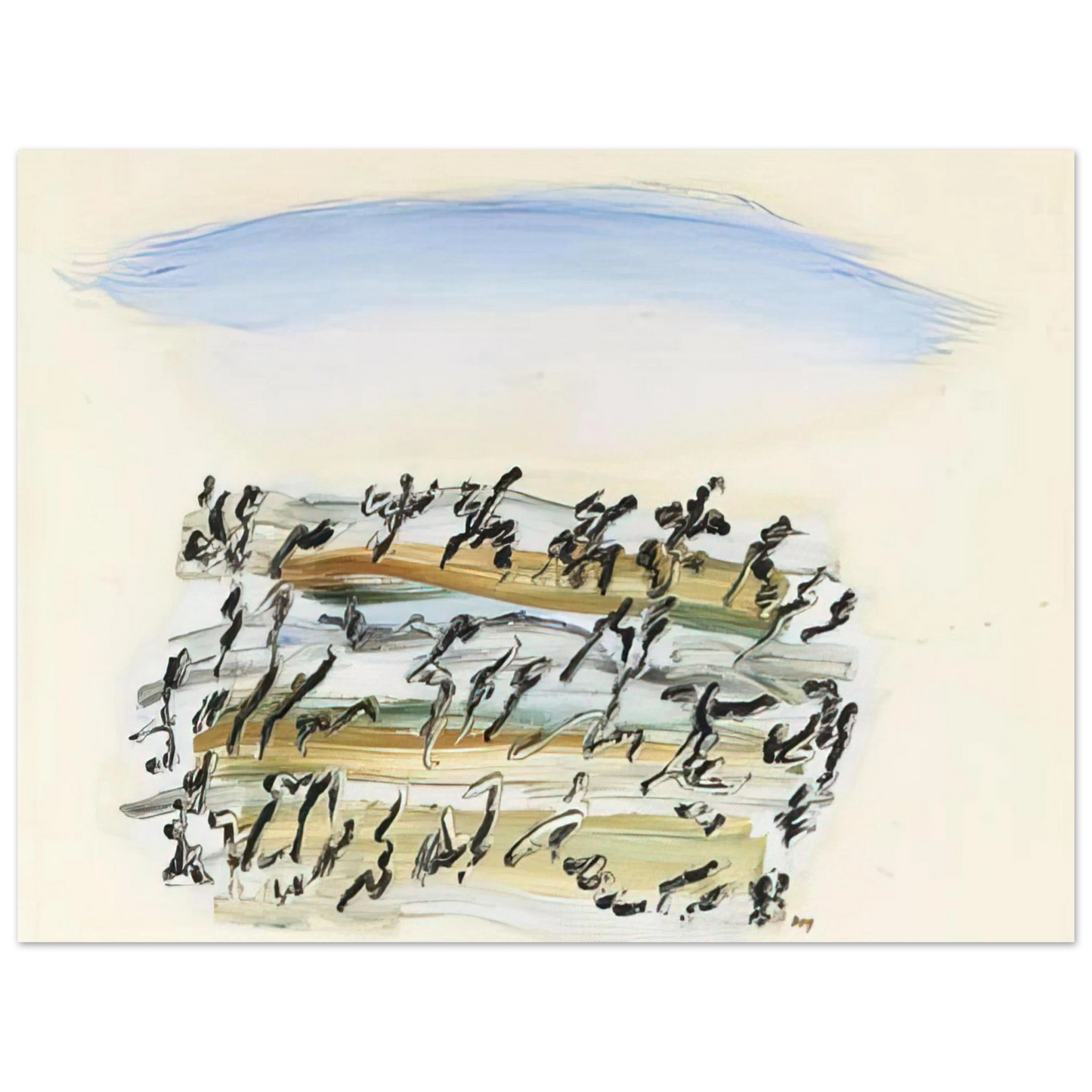 Henri Michaux - UNTITLED 4 Fine Art Poster - Default Title