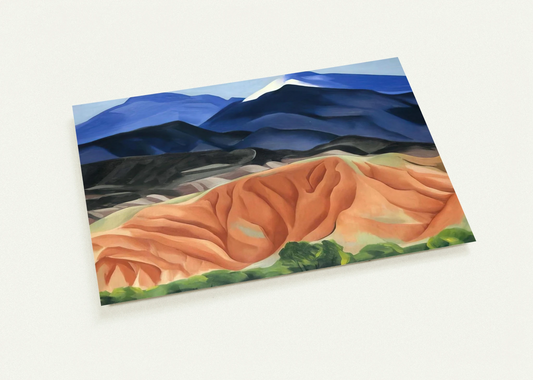 Black Mesa Landscape, New Mexico - Out Back of Mary`s II By Georgia O'Keeffe Pack of 10 Post Cards | Georgia O'Keeffe Post Cards | A6 (10.5 x 14.8 cm) - 4.1 x 5.8 inches