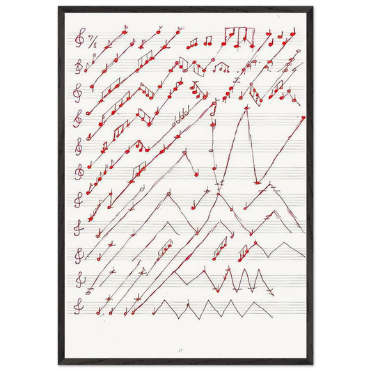 UNTITLED 1995 2 - Louise Bourgeois Framed Art Print – Black Wooden Frame - Default Title - -Framed Art Print