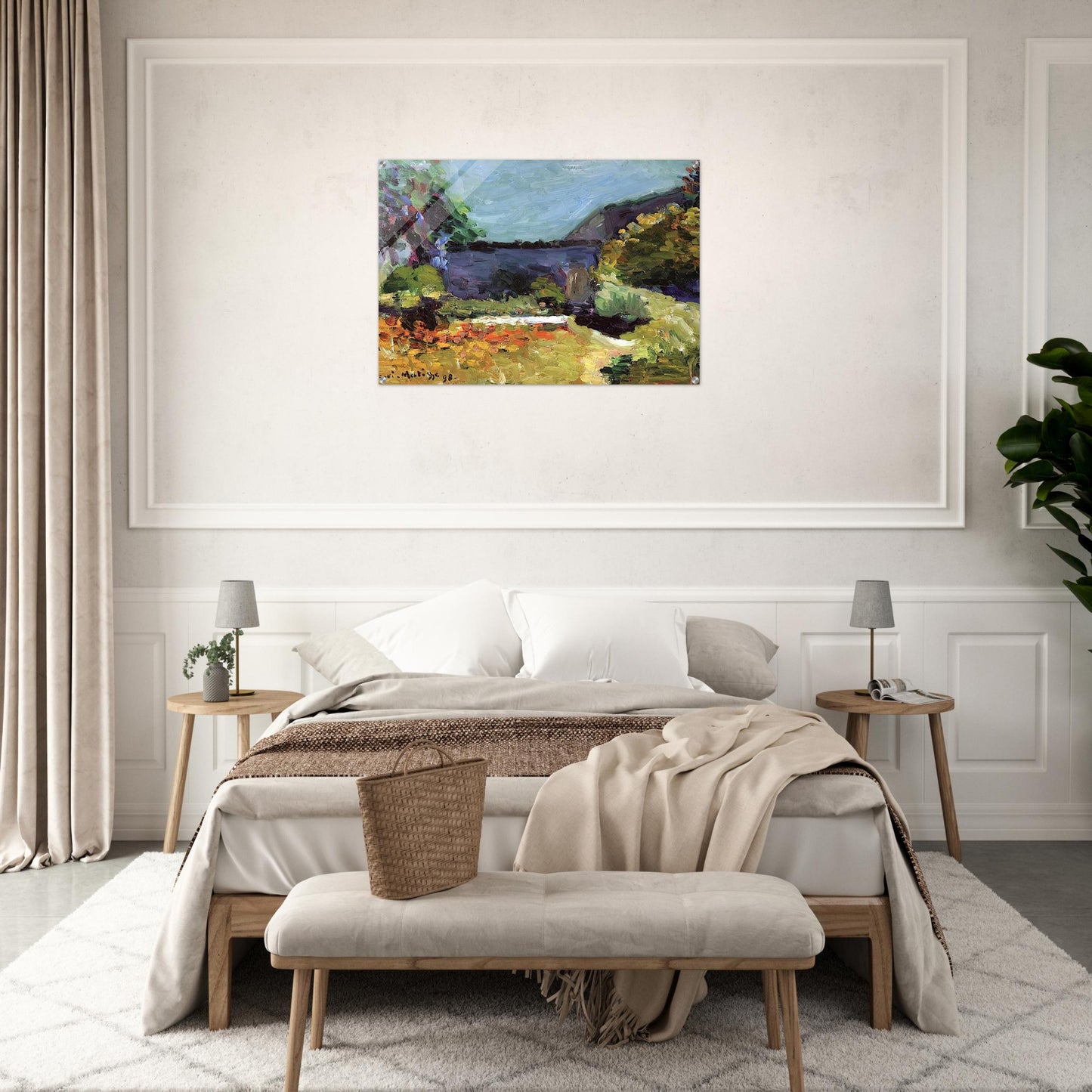 LANDSCAPE 1898 - Henri Matisse Acrylic Print - 70x100 cm / 28x40″ inches | Henri Matisse Wall Art | Henri Matisse Prints