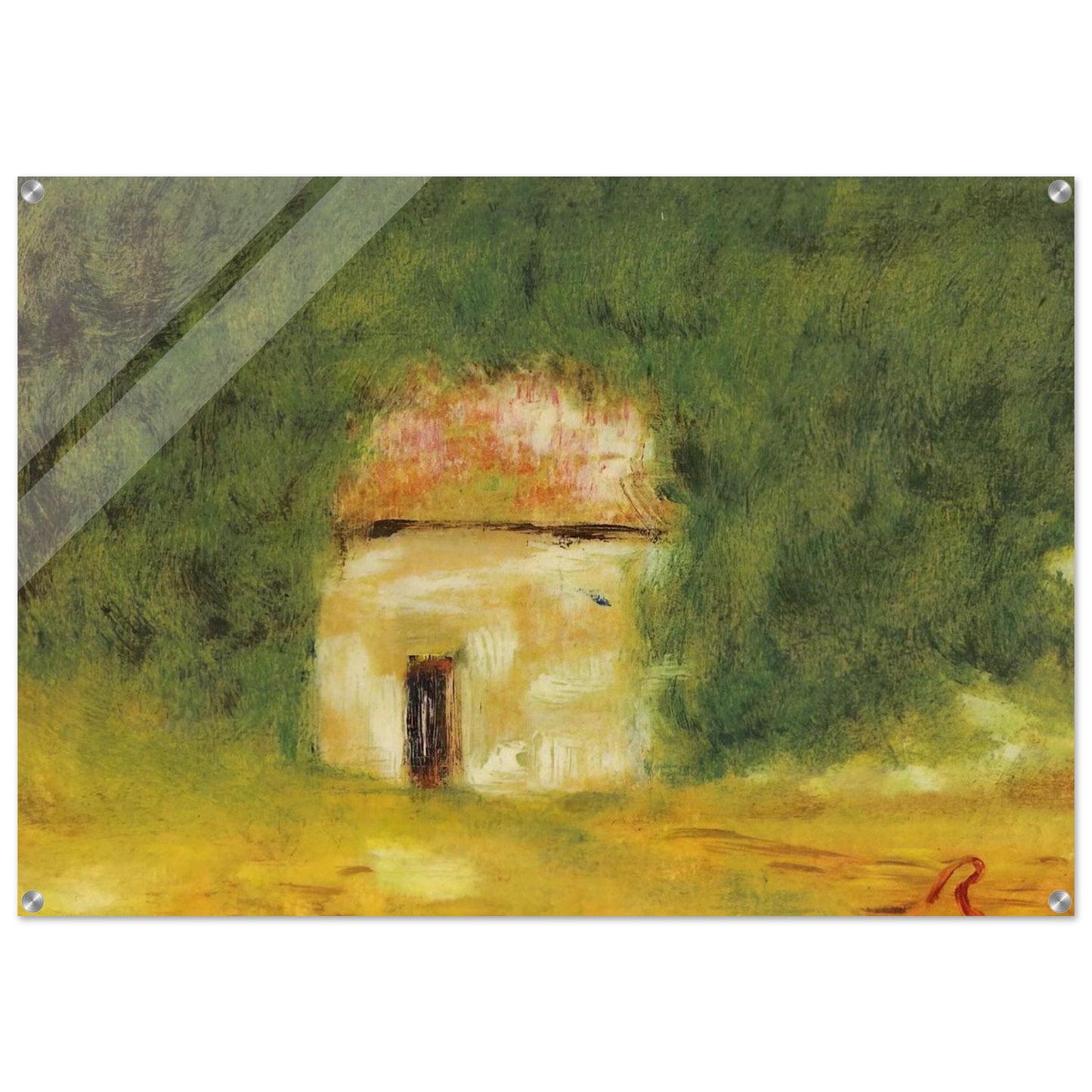 The Little House - Pierre-Auguste Renoir Acrylic Print - 70x100 cm / 28x40″ inches