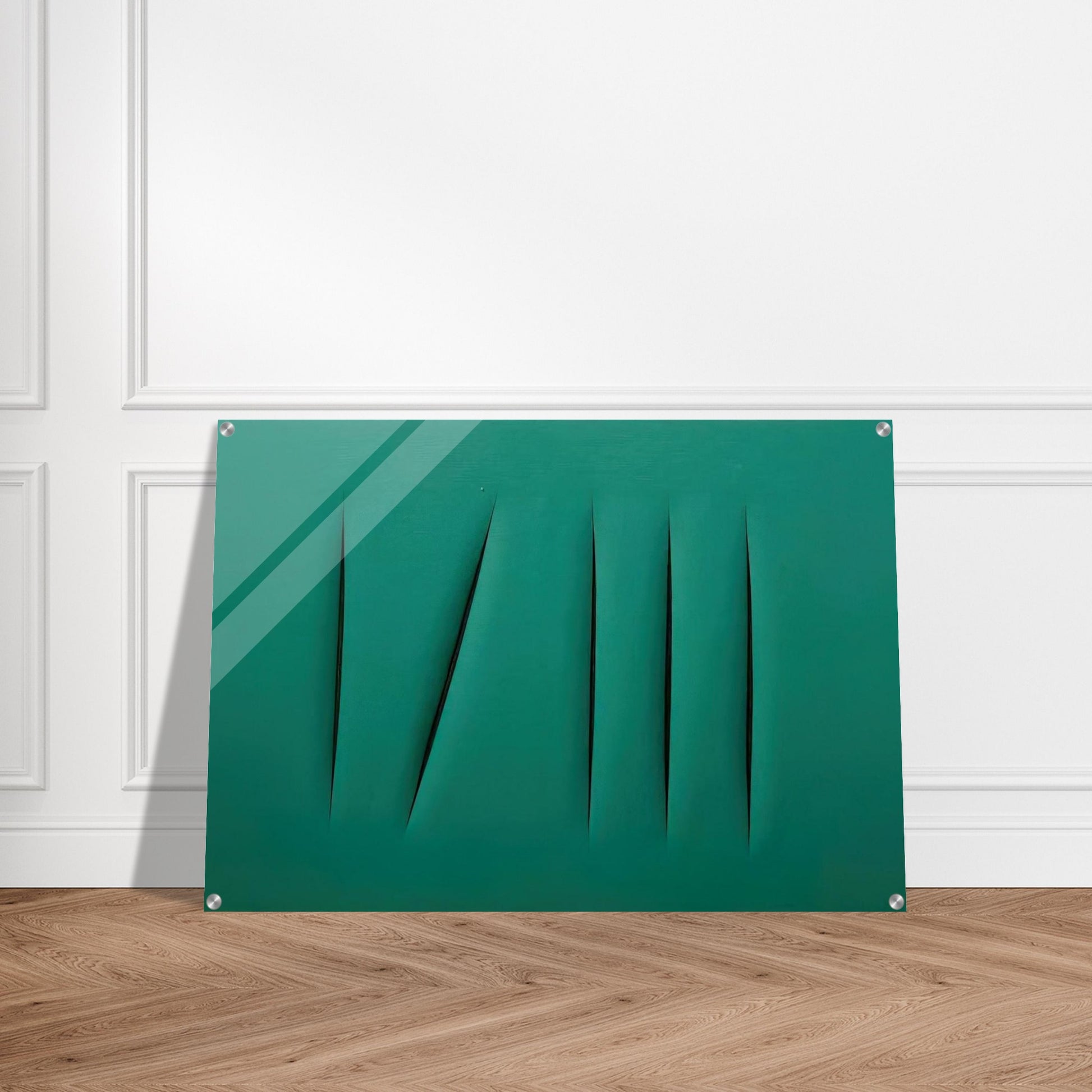 Concept Spatial - Lucio Fontana Acrylic Print - 70x100 cm / 28x40″ inches | Lucio Fontana Wall Art | Lucio Fontana Prints