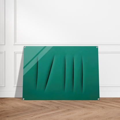 Concept Spatial - Lucio Fontana Acrylic Print - 70x100 cm / 28x40″ inches | Lucio Fontana Wall Art | Lucio Fontana Prints