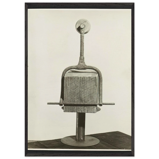 CLOWN TIGHT ROPE WALKER 1942 - Louise Nevelson Framed Art Print – Black Wooden Frame - Default Title - -Framed Art Print