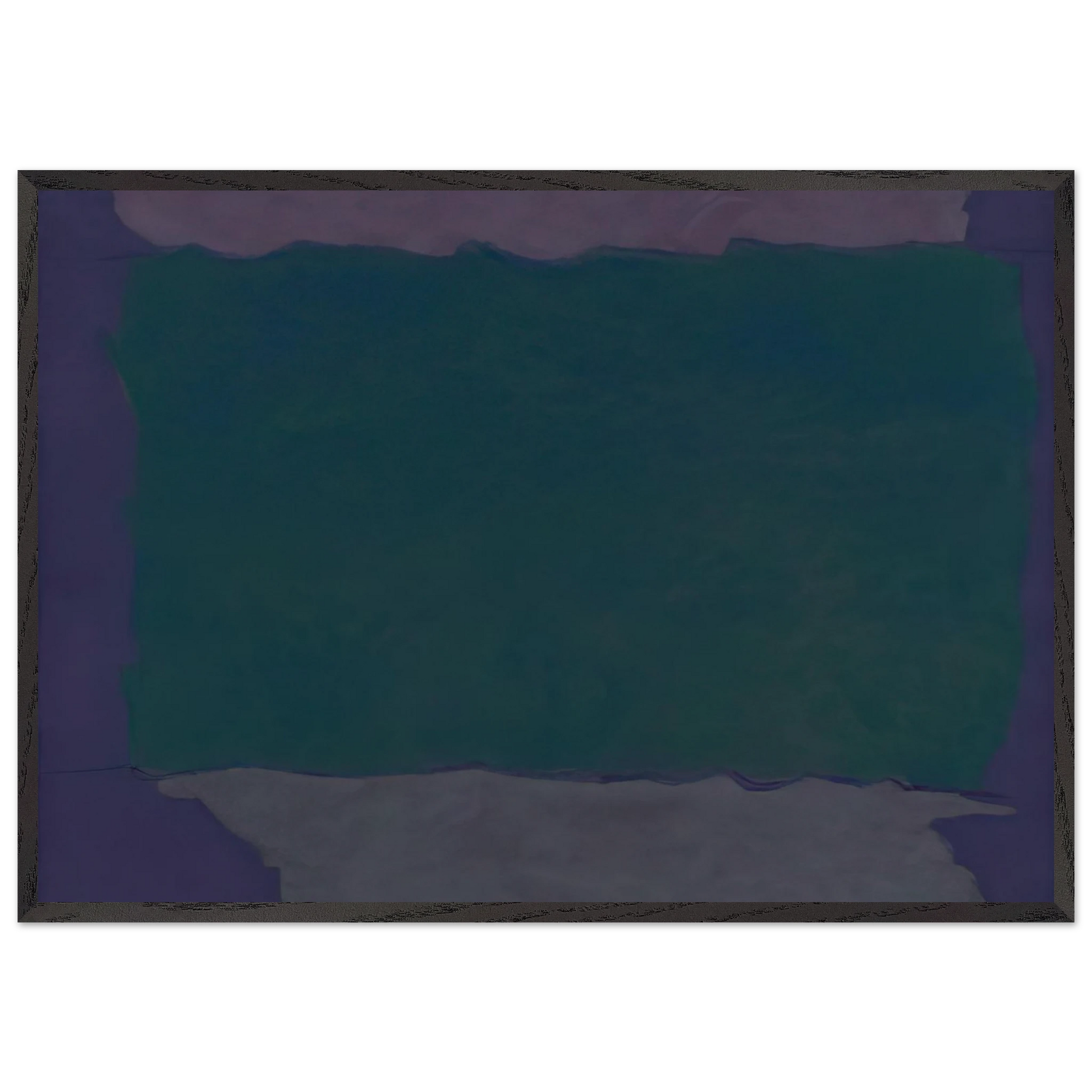 Infinity Field Lefkada Series - 1980 - Theodoros Stamos Framed Art Print – Black Wooden Frame - Default Title - -Framed Art Print