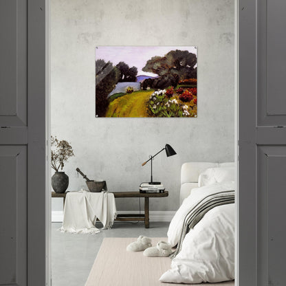 IN THE NICE COUNTRYSIDE GARDEN OF IRISES 1919 - Henri Matisse Acrylic Print - 70x100 cm / 28x40″ inches