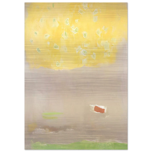 COMPOSITION 1997 - Esteban Vicente Brushed Aluminum Print - 70x100 cm / 28x40 inches | Esteban Vicente Aluminum Print | Esteban Vicente Prints