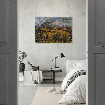 Mont Sainte-Victoire Seen from les Lauves - Paul Cézanne Acrylic Print - 70x100 cm / 28x40″ inches