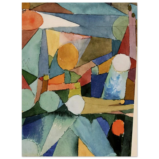 Paul Klee - COLOUR SHAPES 1914 Fine Art Poster - Default Title