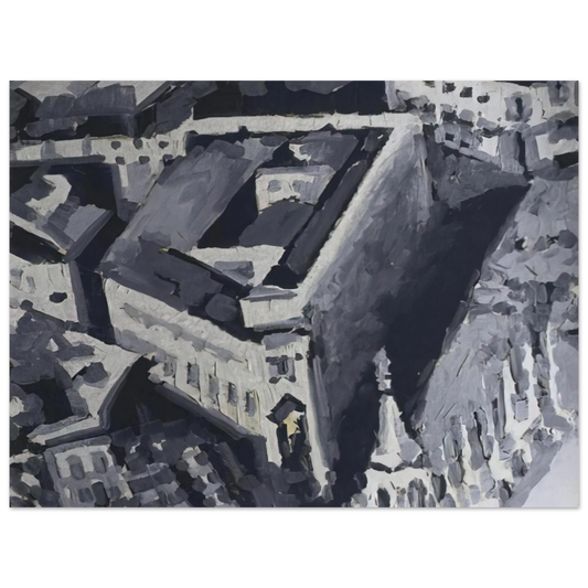 Gerhard Richter - TOWNSCAPE M2 1968 Fine Art Poster - Default Title