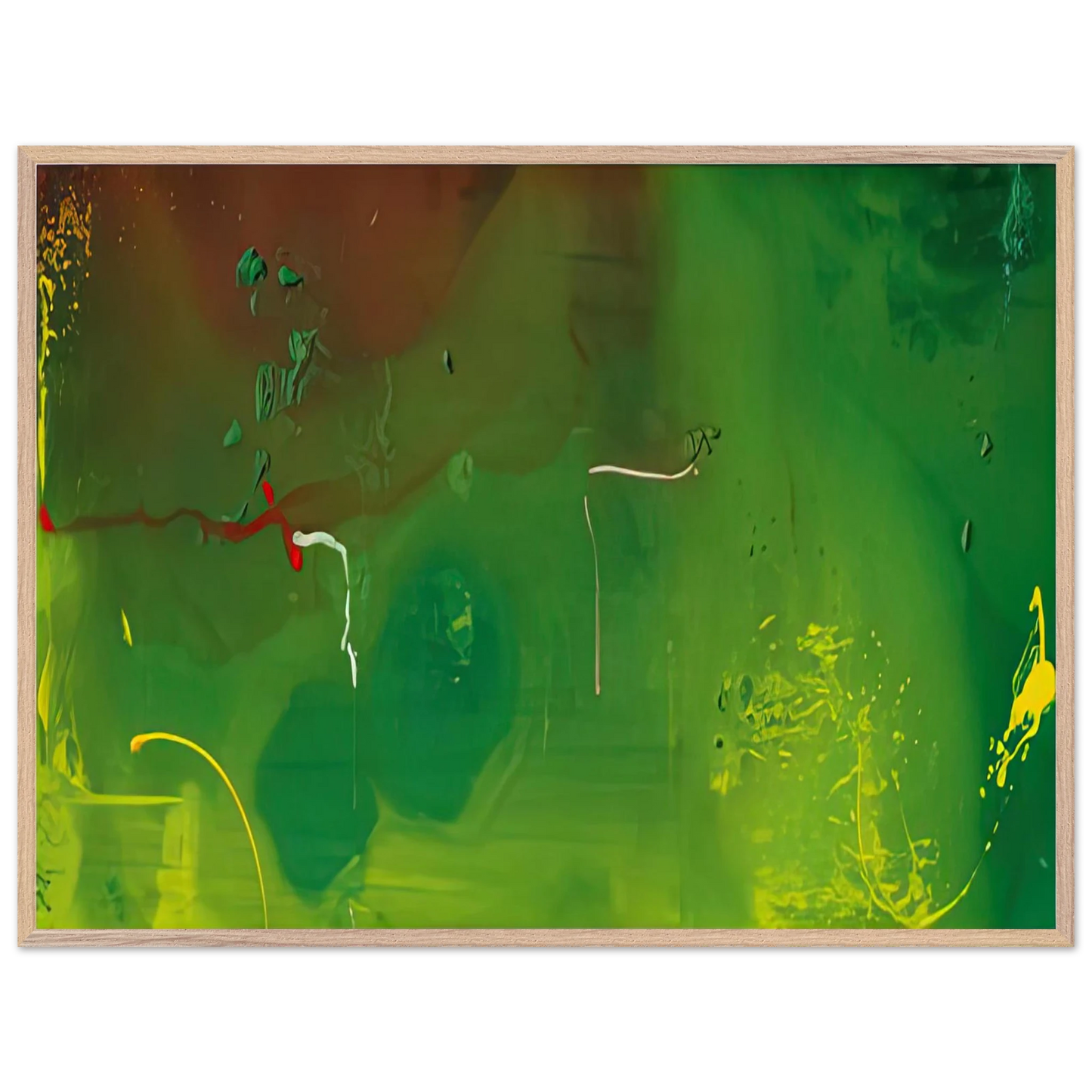 Helen Frankenthaler - Petroglyphs, 1990- Wall Art - 28x40 inches / 70x70 cm - Canvas (Imperial) - -