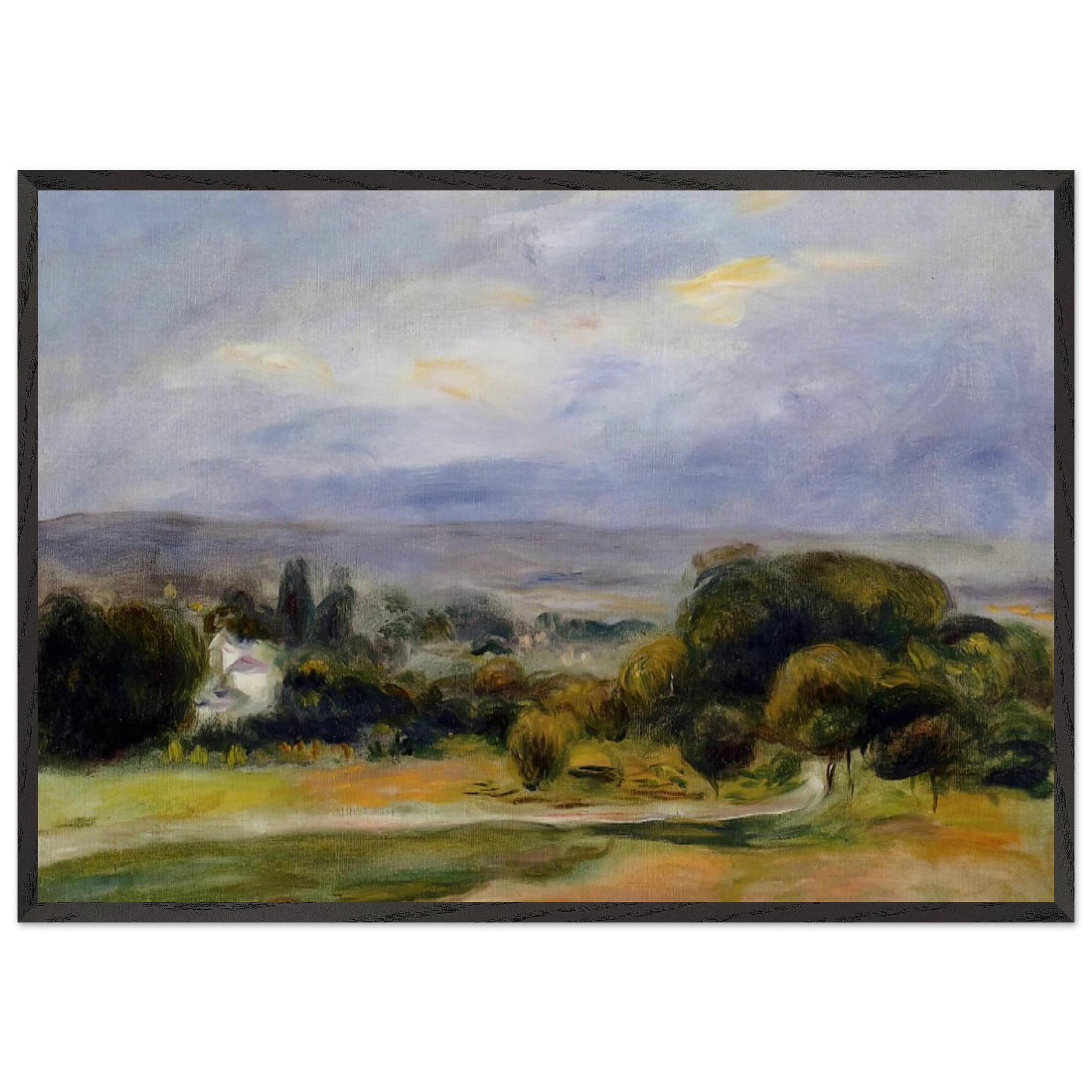 The Path - Pierre-Auguste Renoir Framed Art Print – Black Wooden Frame - Default Title - -Framed Art Print